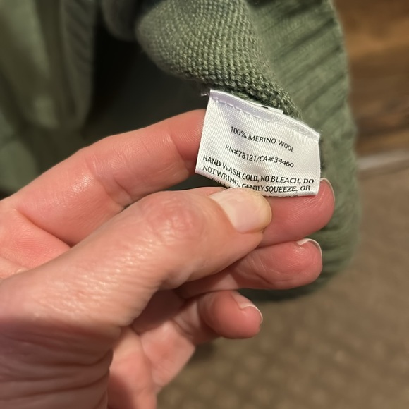 Eileen Fisher Women’s Green Double Zipper Asymmetrical Cardigan Size Small - Picture 7 of 10